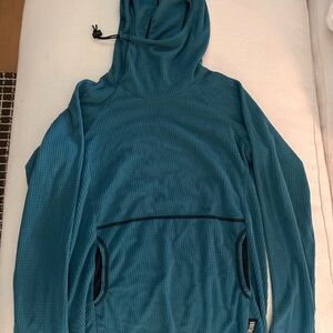 Melanzana Teal Hoodie